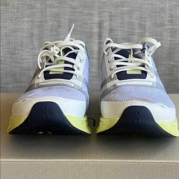 On Running Gray and Lime Sneakers - Picture 3 of 10
